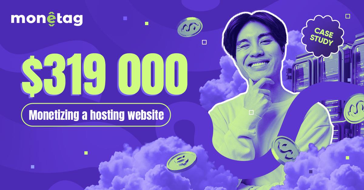 monetizing hosting website