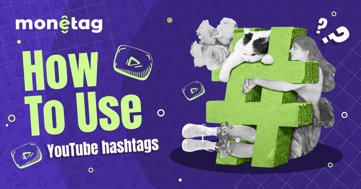 how to use youtube hashtags